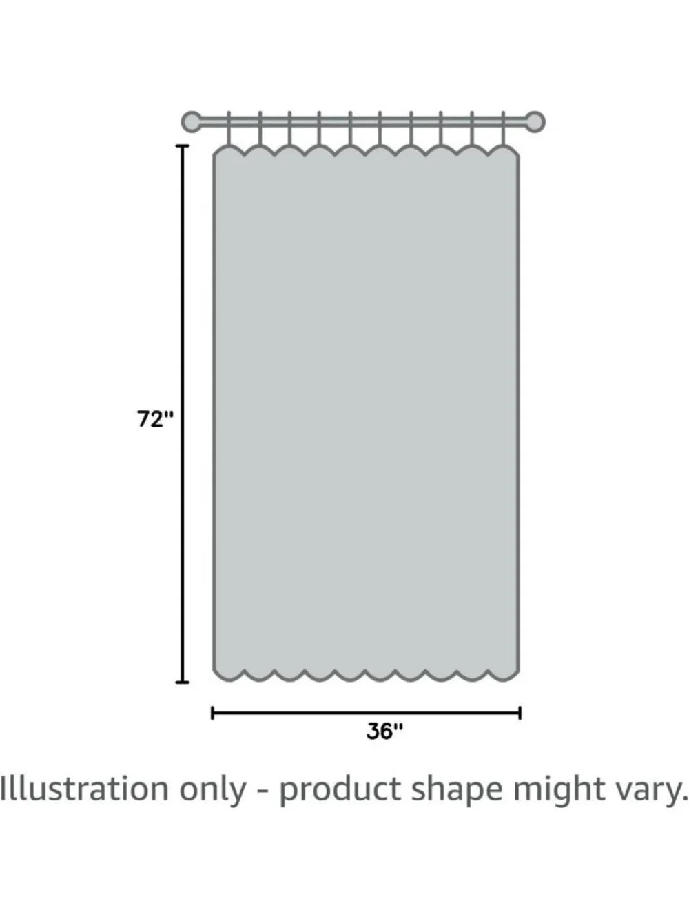 Sage Green Beige Floral Shower Curtain | Waterproof, Modern Minimalist, 36x72